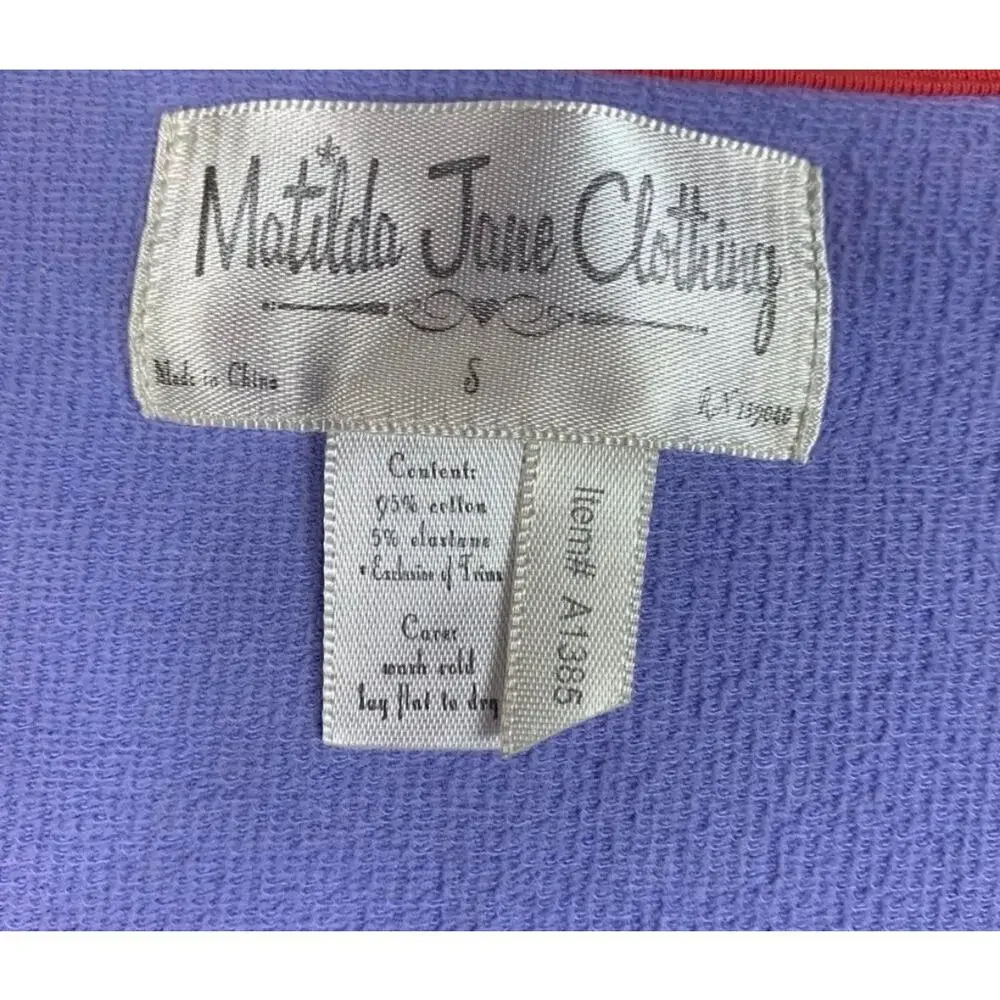 Matilda Jane Girls Lavender Hooded Wrap Dress Size 8 Ruffle Trim Tie Waist